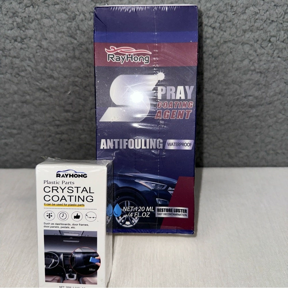 RayHong Car Spray Coating Agent Antifouling and Crystal Coating Set